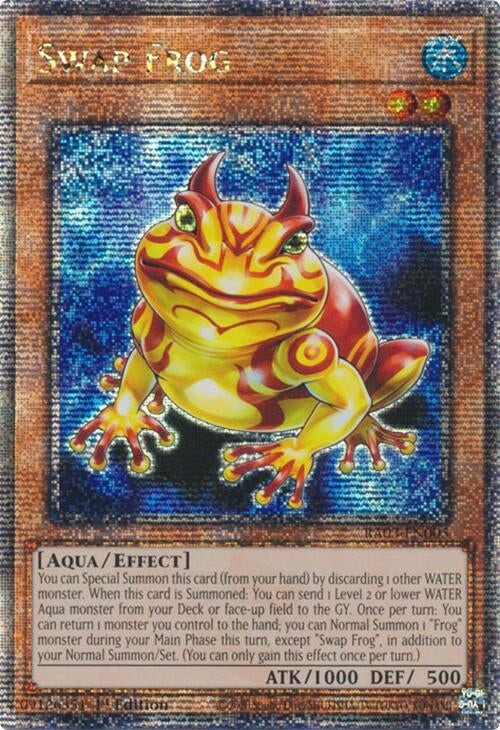 Image for Swap Frog (Quarter Century Secret Rare) (Quarter Century Bonanza) (RA03-EN005) - YuGiOh