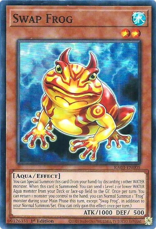 Image for Swap Frog (Quarter Century Bonanza) (RA03-EN005) - YuGiOh