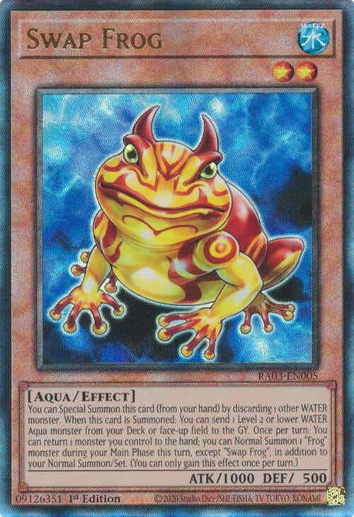 Image for Swap Frog (PUR) (Quarter Century Bonanza) (RA03-EN005) - YuGiOh