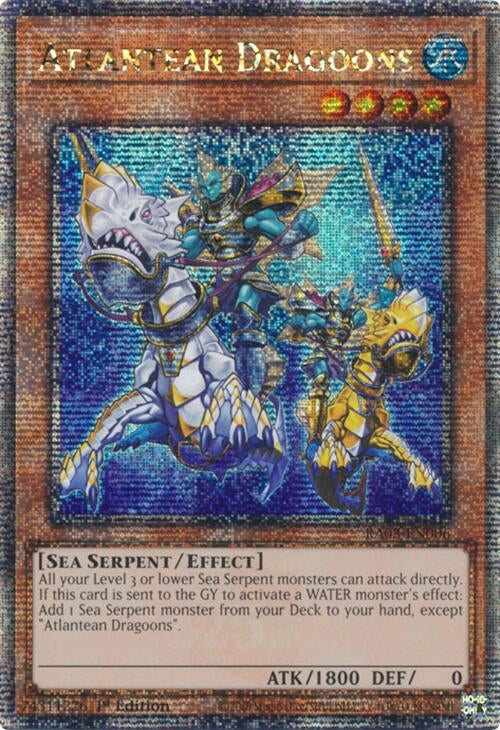 Image for Atlantean Dragoons (Quarter Century Secret Rare) (Quarter Century Bonanza) (RA03-EN006) - YuGiOh