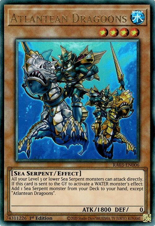 Image for Atlantean Dragoons (PUR) (Quarter Century Bonanza) (RA03-EN006) - YuGiOh