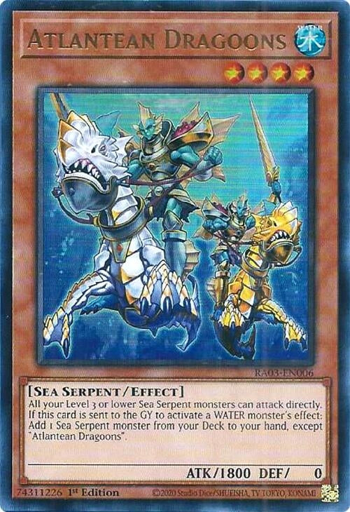 Image for Atlantean Dragoons (UR) (Quarter Century Bonanza) (RA03-EN006) - YuGiOh
