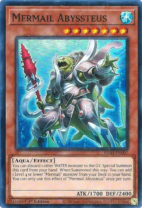 Image for Mermail Abyssteus (Quarter Century Bonanza) (RA03-EN007) - YuGiOh