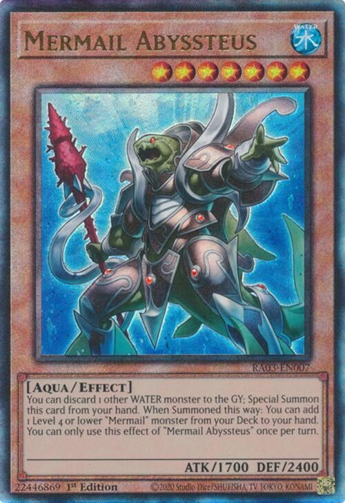 Image for Mermail Abyssteus (PUR) (Quarter Century Bonanza) (RA03-EN007) - YuGiOh