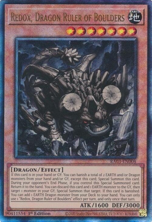Image for Redox, Dragon Ruler of Boulders (PUR) (Quarter Century Bonanza) (RA03-EN008) - YuGiOh
