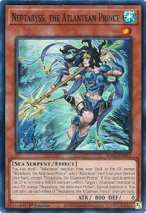 Image for Neptabyss, the Atlantean Prince (Quarter Century Bonanza) (RA03-EN013) - YuGiOh
