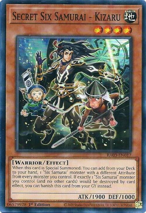 Image for Secret Six Samurai - Kizaru (Quarter Century Bonanza) (RA03-EN017) - YuGiOh