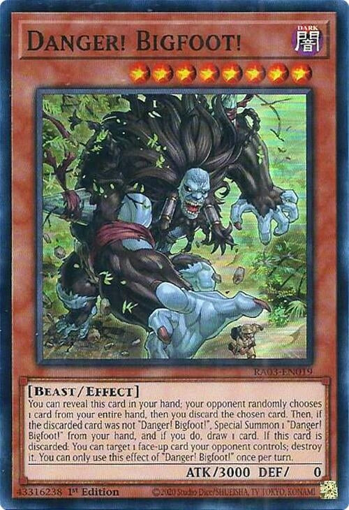 Image for Danger! Bigfoot! (Quarter Century Bonanza) (RA03-EN019) - YuGiOh