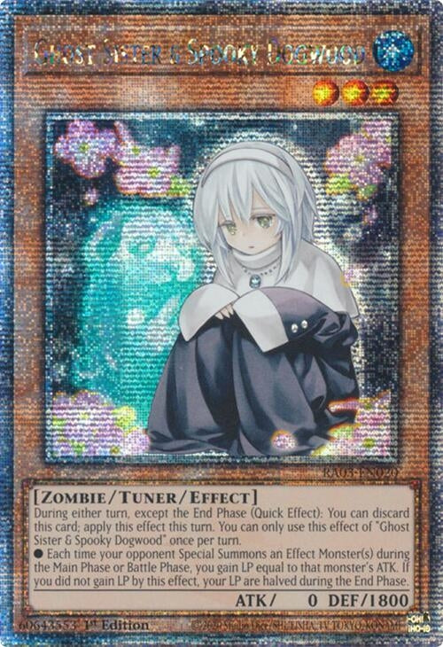 Image for Ghost Sister & Spooky Dogwood (Quarter Century Secret Rare) (Quarter Century Bonanza) (RA03-EN020) - YuGiOh