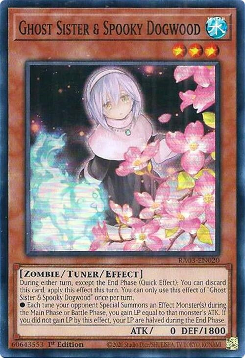 Image for Ghost Sister & Spooky Dogwood (Alternate Art) (Quarter Century Bonanza) (RA03-EN020) - YuGiOh