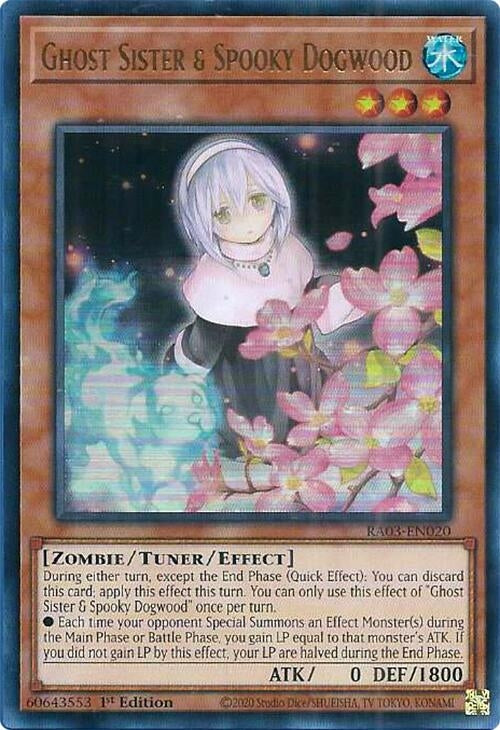 Image for Ghost Sister & Spooky Dogwood (Alternate Art) (UR) (Quarter Century Bonanza) (RA03-EN020) - YuGiOh