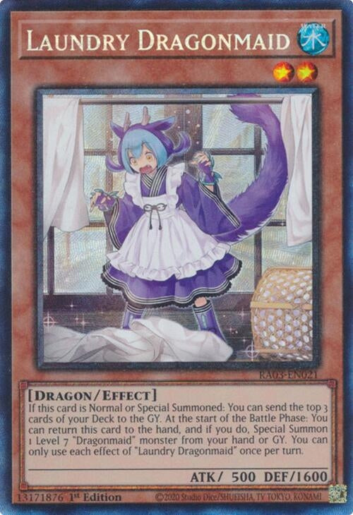 Image for Laundry Dragonmaid (PCR) (Quarter Century Bonanza) (RA03-EN021) - YuGiOh