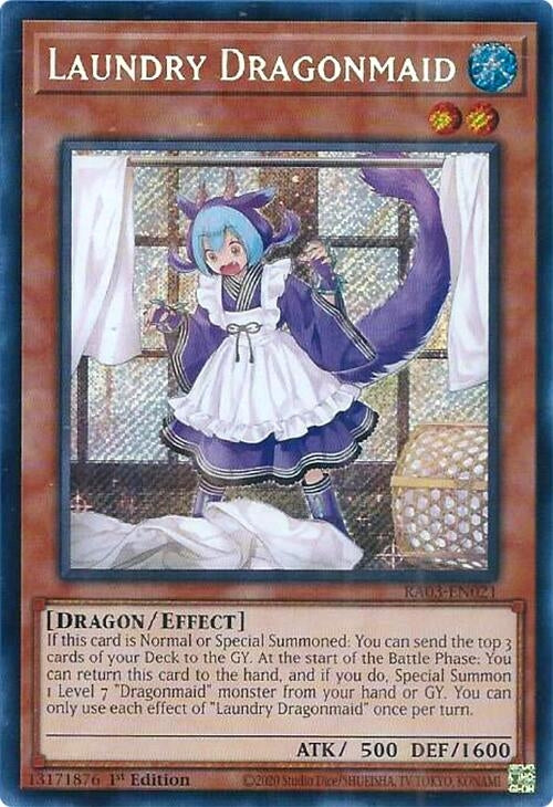 Image for Laundry Dragonmaid (Secret Rare) (Quarter Century Bonanza) (RA03-EN021) - YuGiOh