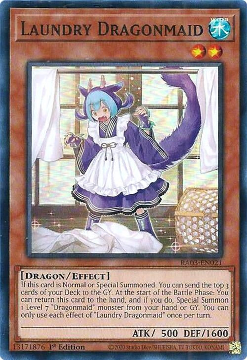 Image for Laundry Dragonmaid (Quarter Century Bonanza) (RA03-EN021) - YuGiOh