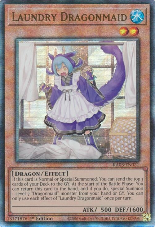 Image for Laundry Dragonmaid (PUR) (Quarter Century Bonanza) (RA03-EN021) - YuGiOh