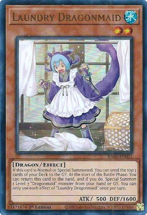 Image for Laundry Dragonmaid (UR) (Quarter Century Bonanza) (RA03-EN021) - YuGiOh