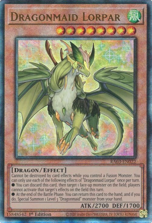 Image for Dragonmaid Lorpar (PUR) (Quarter Century Bonanza) (RA03-EN022) - YuGiOh