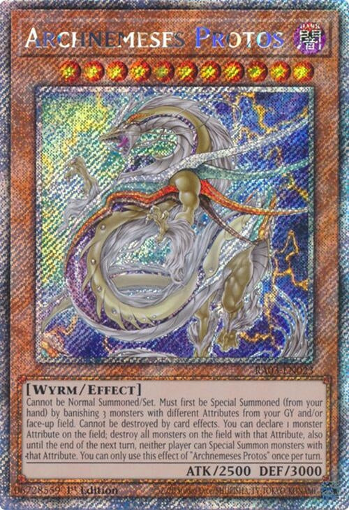 Image for Archnemeses Protos (Platinum Secret Rare) (Quarter Century Bonanza) (RA03-EN023) - YuGiOh
