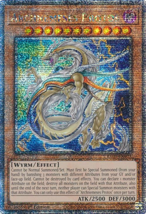 Image for Archnemeses Protos (Quarter Century Secret Rare) (Quarter Century Bonanza) (RA03-EN023) - YuGiOh