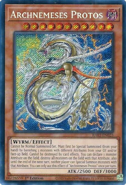 Image for Archnemeses Protos (Secret Rare) (Quarter Century Bonanza) (RA03-EN023) - YuGiOh