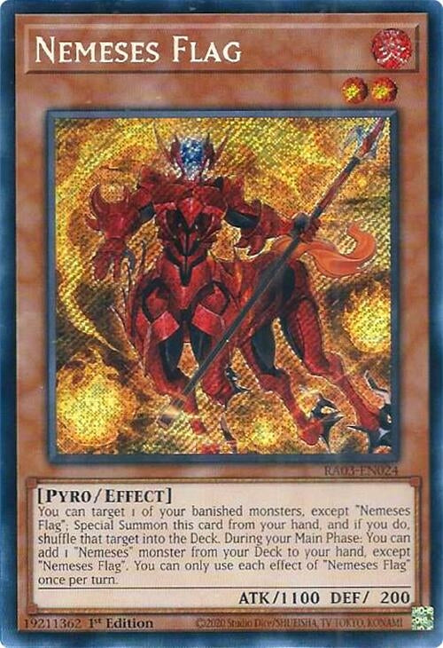 Image for Nemeses Flag (Secret Rare) (Quarter Century Bonanza) (RA03-EN024) - YuGiOh