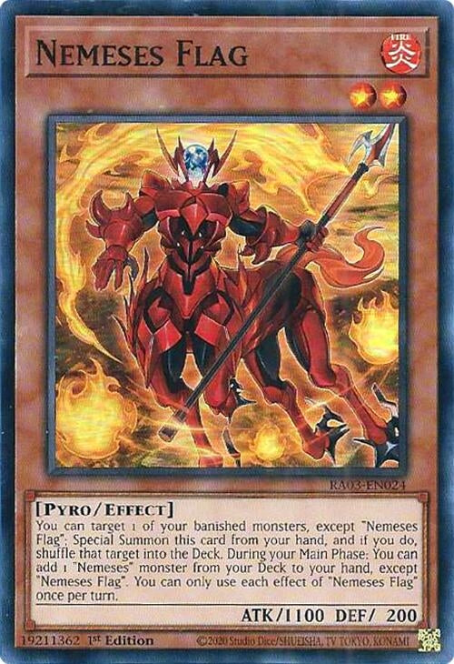 Image for Nemeses Flag (Quarter Century Bonanza) (RA03-EN024) - YuGiOh