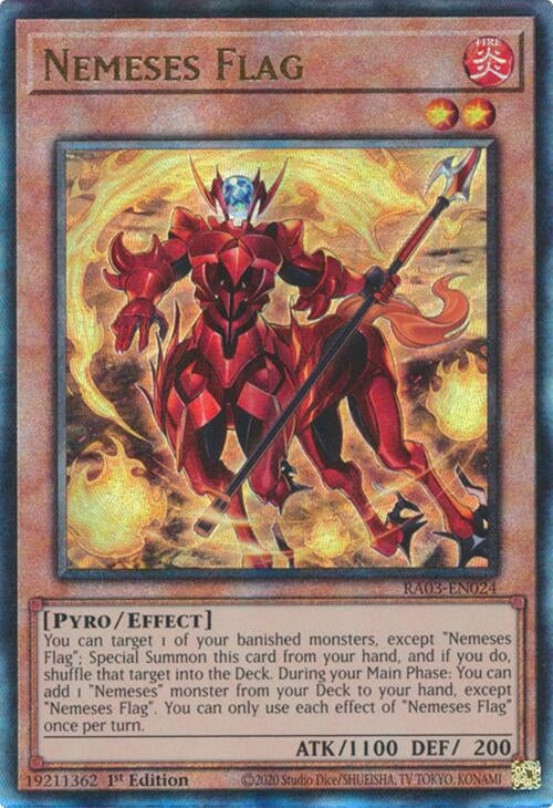 Image for Nemeses Flag (PUR) (Quarter Century Bonanza) (RA03-EN024) - YuGiOh