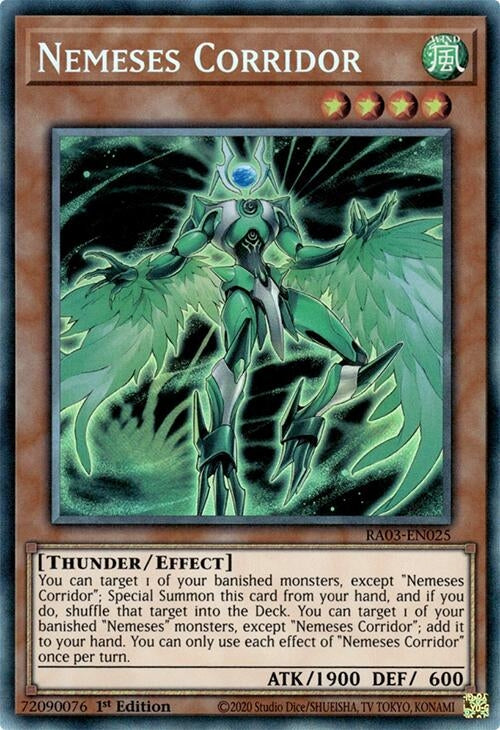 Image for Nemeses Corridor (PCR) (Quarter Century Bonanza) (RA03-EN025) - YuGiOh