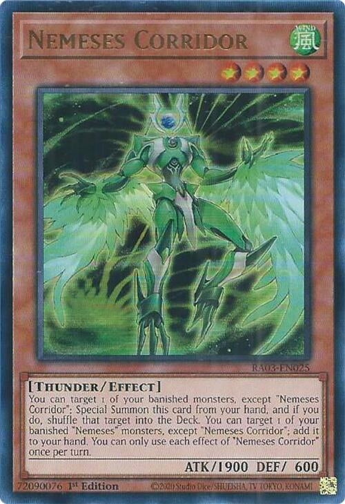 Image for Nemeses Corridor (UR) (Quarter Century Bonanza) (RA03-EN025) - YuGiOh