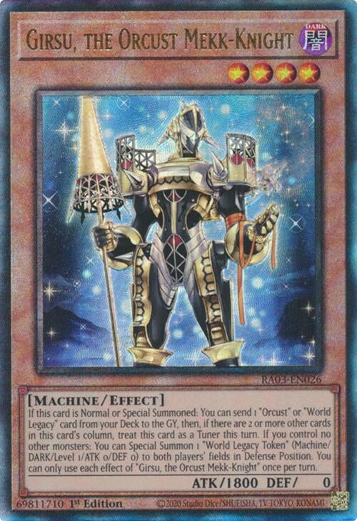 Image for Girsu, the Orcust Mekk-Knight (PUR) (Quarter Century Bonanza) (RA03-EN026) - YuGiOh