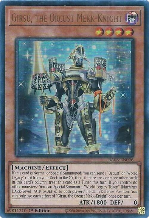 Image for Girsu, the Orcust Mekk-Knight (UR) (Quarter Century Bonanza) (RA03-EN026) - YuGiOh