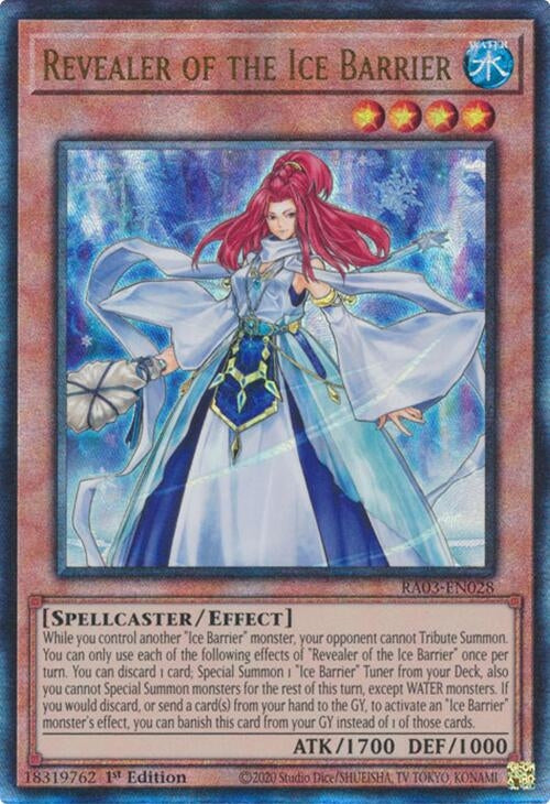 Image for Revealer of the Ice Barrier (PUR) (Quarter Century Bonanza) (RA03-EN028) - YuGiOh
