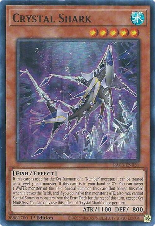 Image for Crystal Shark (Quarter Century Bonanza) (RA03-EN031) - YuGiOh