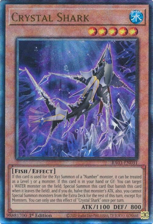 Image for Crystal Shark (PUR) (Quarter Century Bonanza) (RA03-EN031) - YuGiOh