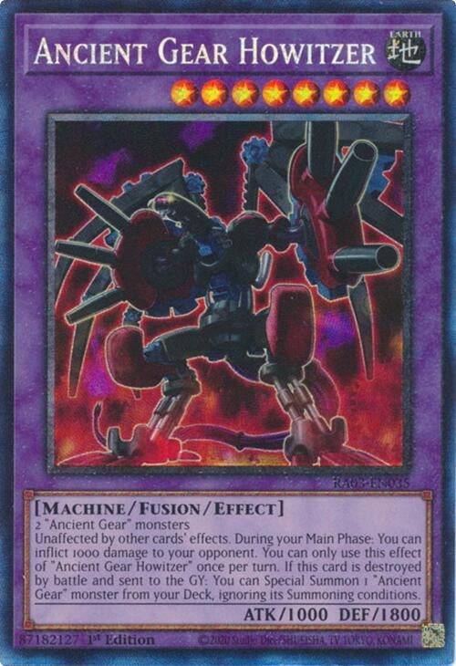 Image for Ancient Gear Howitzer (PCR) (Quarter Century Bonanza) (RA03-EN035) - YuGiOh