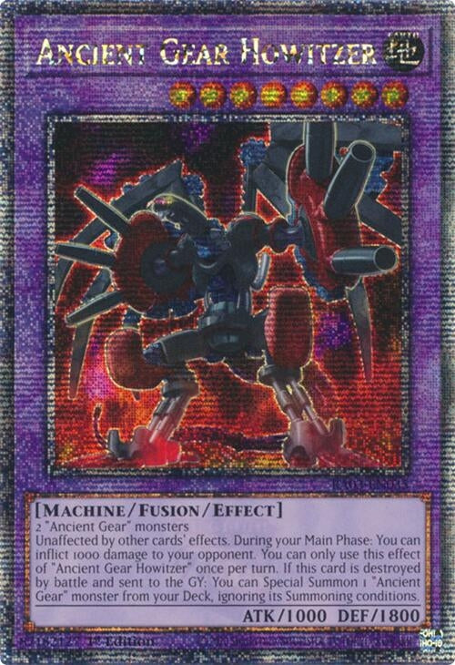 Image for Ancient Gear Howitzer (Quarter Century Secret Rare) (Quarter Century Bonanza) (RA03-EN035) - YuGiOh