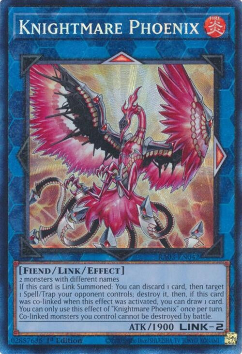 Image for Knightmare Phoenix (PCR) (Quarter Century Bonanza) (RA03-EN042) - YuGiOh
