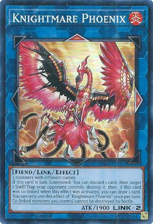 Image for Knightmare Phoenix (Quarter Century Bonanza) (RA03-EN042) - YuGiOh