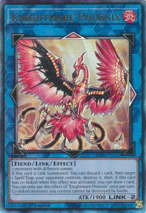 Image for Knightmare Phoenix (PUR) (Quarter Century Bonanza) (RA03-EN042) - YuGiOh