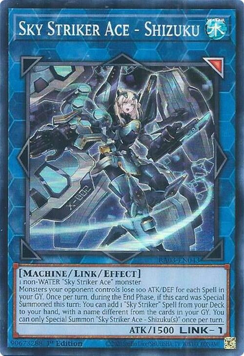 Image for Sky Striker Ace - Shizuku (Quarter Century Bonanza) (RA03-EN043) - YuGiOh