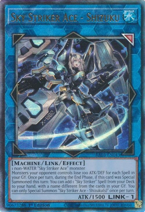 Image for Sky Striker Ace - Shizuku (PUR) (Quarter Century Bonanza) (RA03-EN043) - YuGiOh