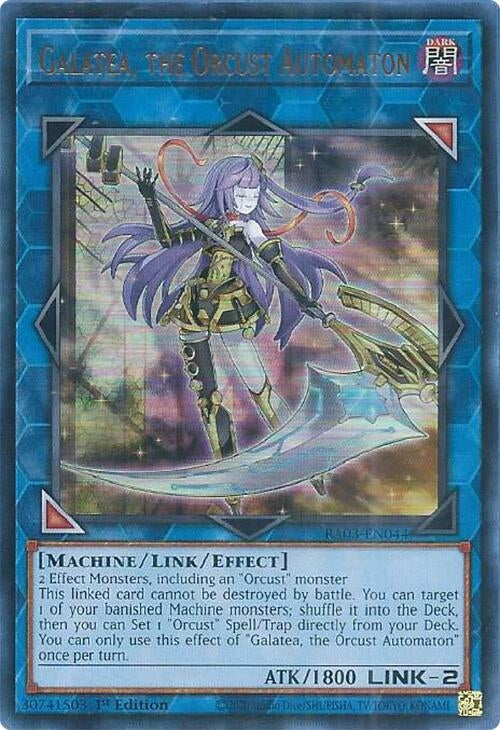 Image for Galatea, the Orcust Automaton (UR) (Quarter Century Bonanza) (RA03-EN044) - YuGiOh