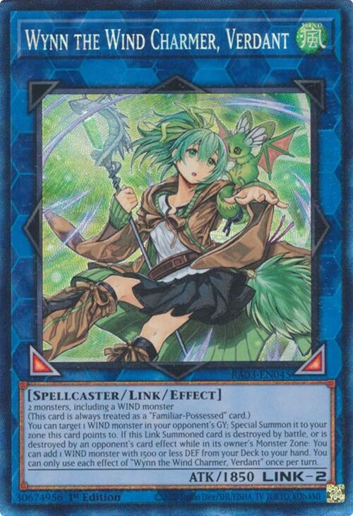 Image for Wynn the Wind Charmer, Verdant (PCR) (Quarter Century Bonanza) (RA03-EN045) - YuGiOh