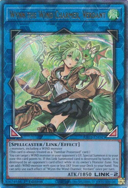 Image for Wynn the Wind Charmer, Verdant (PUR) (Quarter Century Bonanza) (RA03-EN045) - YuGiOh
