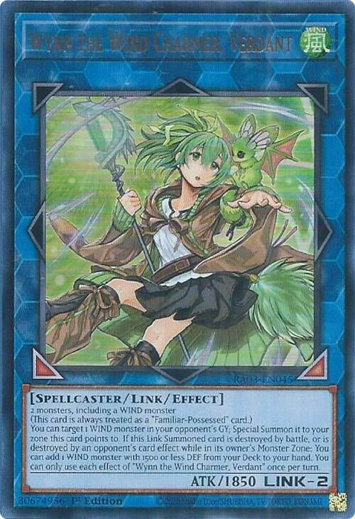 Image for Wynn the Wind Charmer, Verdant (UR) (Quarter Century Bonanza) (RA03-EN045) - YuGiOh