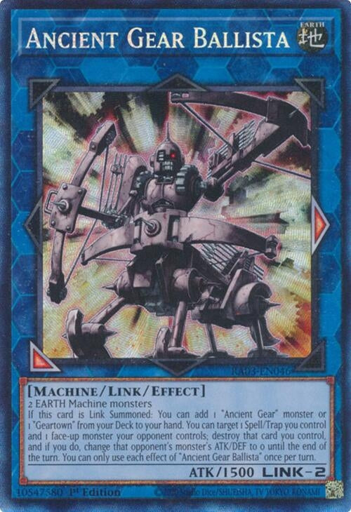Image for Ancient Gear Ballista (PCR) (Quarter Century Bonanza) (RA03-EN046) - YuGiOh