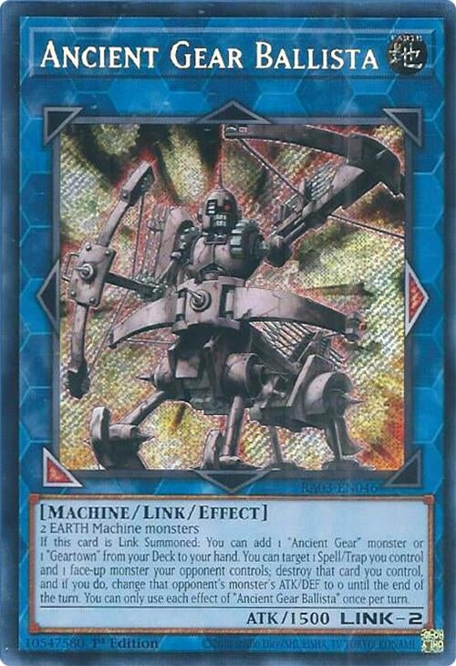 Image for Ancient Gear Ballista (Secret Rare) (Quarter Century Bonanza) (RA03-EN046) - YuGiOh