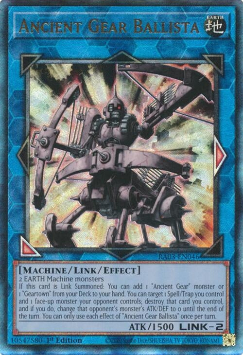 Image for Ancient Gear Ballista (PUR) (Quarter Century Bonanza) (RA03-EN046) - YuGiOh