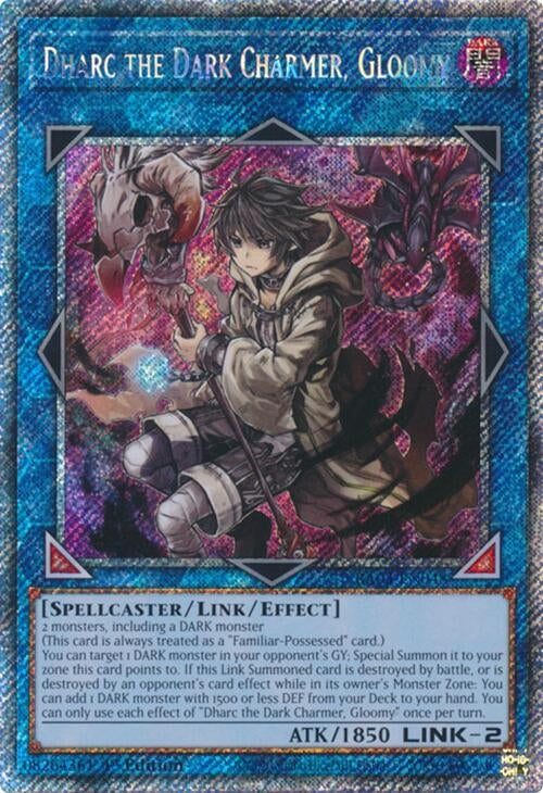 Image for Dharc the Dark Charmer, Gloomy (Platinum Secret Rare) (Quarter Century Bonanza) (RA03-EN048) - YuGiOh