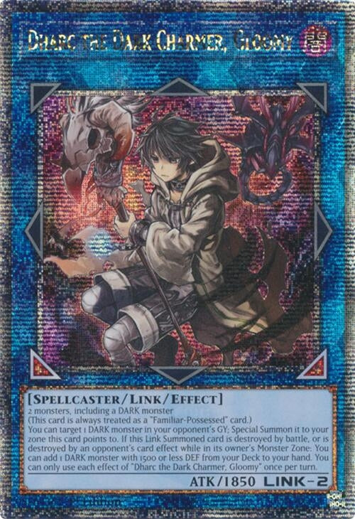 Image for Dharc the Dark Charmer, Gloomy (Quarter Century Secret Rare) (Quarter Century Bonanza) (RA03-EN048) - YuGiOh